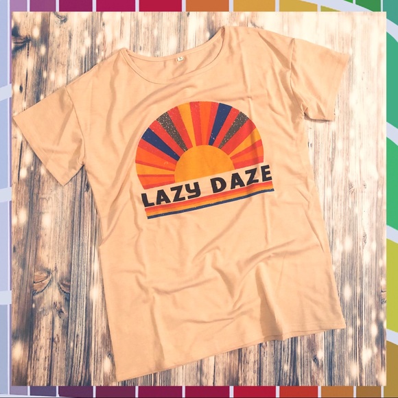 ☀️ʟᴀᴢʏ ᴅᴀᴢᴇ ᴛ-sʜɪʀᴛ☀️ - Picture 2 of 3